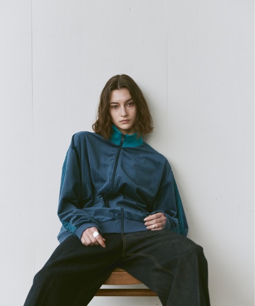 「soerte」 ジャージブルゾン 1 グレー メンズ_画像9