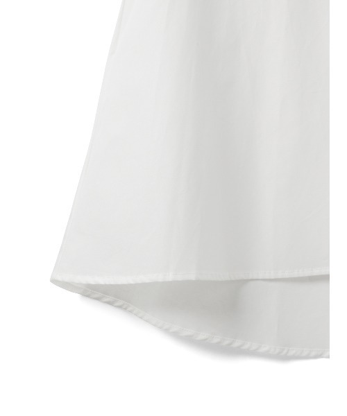 ブラウス シャツ A line band collar shirt レディースの画像