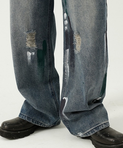 「CORPUS TOKYO」 デニムパンツ 1 ブルー メンズ_画像2