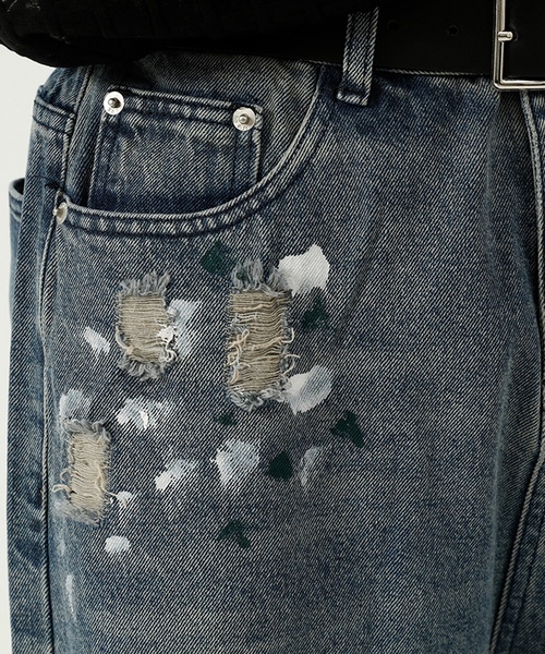 「CORPUS TOKYO」 デニムパンツ 1 ブルー メンズ_画像4