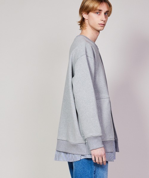 「rehacer」 スウェットカットソー LARGE スミクロ メンズ