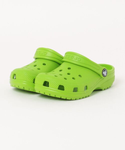 crocs（クロックス） サンダル 18-21CLASSIC CLOG K CRGR K キッズ