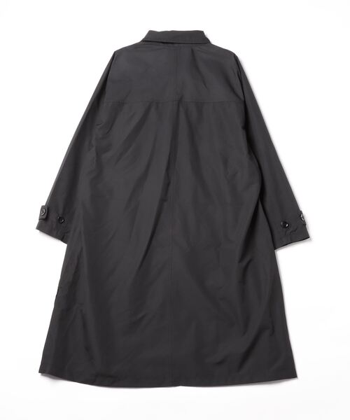 「NANO universe」 ステンカラーコート L ネイビー メンズ_画像3