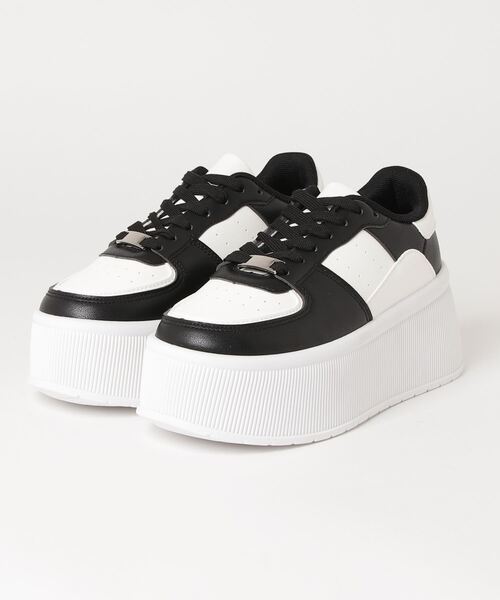 「LOVEHUNTER」 シューズ 38 ブラック×ブラック レディース_画像3