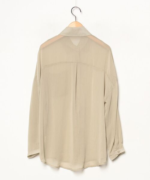 「fifth」 長袖シャツ - ベージュ レディース_画像2