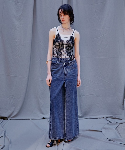 「PRANK PROJECT」 デニムパンツ 34 ブラック レディース_画像2