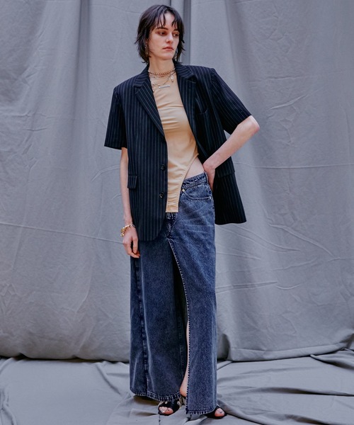 「PRANK PROJECT」 デニムパンツ 34 ブラック レディース_画像5