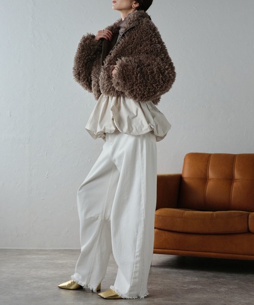 「r.」 ブルゾン FREE キナリ レディース_画像5