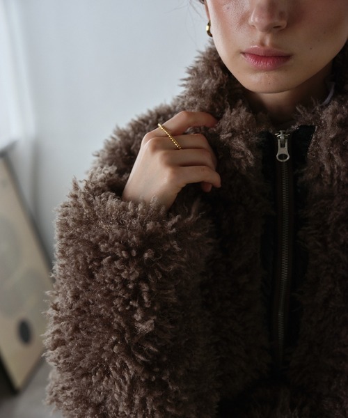 「r.」 ブルゾン FREE キナリ レディース_画像9