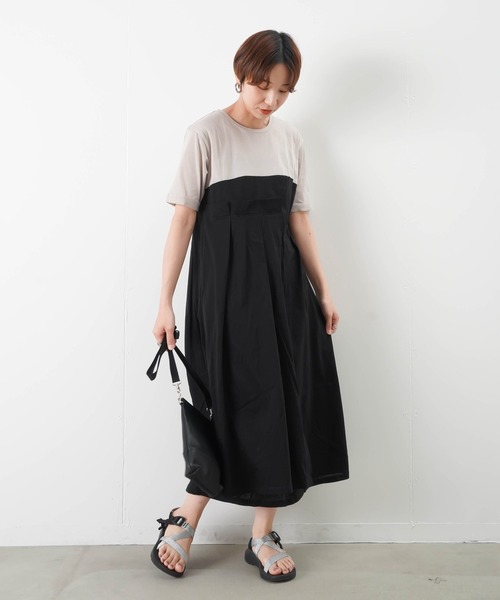 「RAW FUDGE」 半袖ワンピース FREE ホワイト レディース_画像5