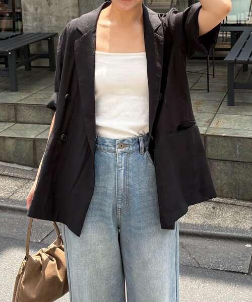 「CAPRICIEUX LE'MAGE」 ジャケット FREE ベージュ レディース_画像2