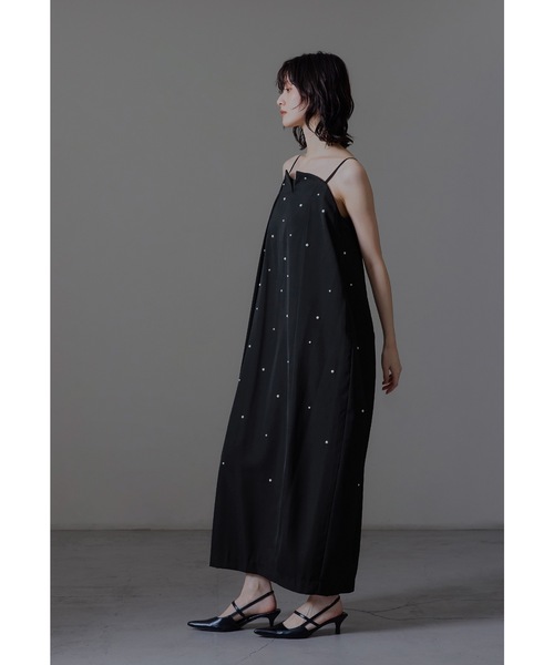 「niana」 キャミソールワンピース M ブラック レディース_3