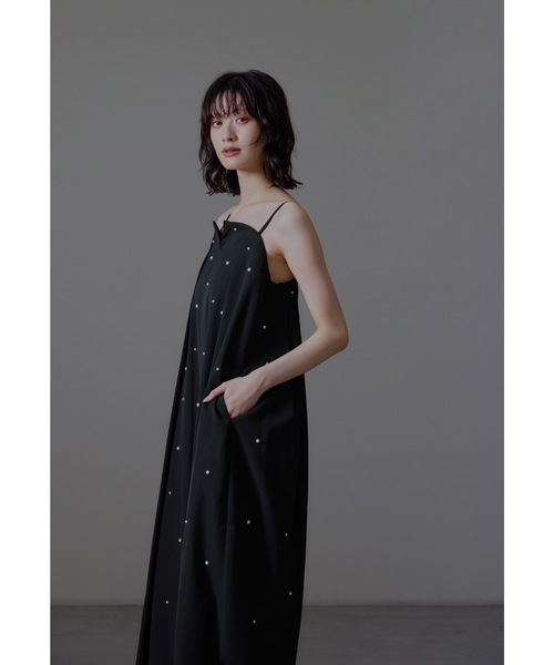 「niana」 キャミソールワンピース M ブラック レディース_4