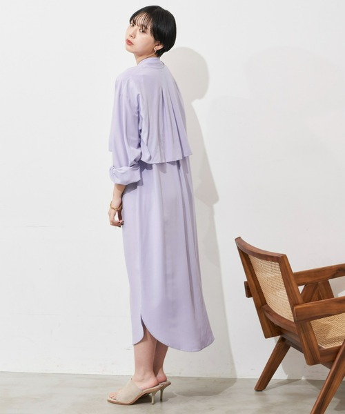 「Aunt Marie's」 長袖ブラウス FREE パープル レディース_画像9