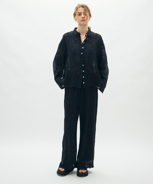 full/fill. ブラウス シャツ natural embroidery shirt / ナチュラル
