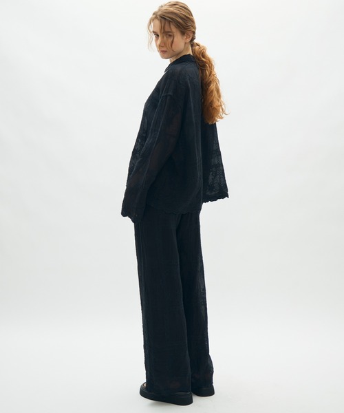 full/fill. ブラウス シャツ natural embroidery shirt / ナチュラル