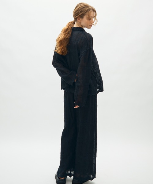 full/fill. ブラウス シャツ natural embroidery shirt / ナチュラル 