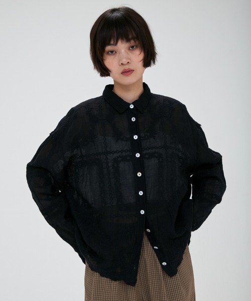 full/fill. ブラウス シャツ natural embroidery shirt / ナチュラル
