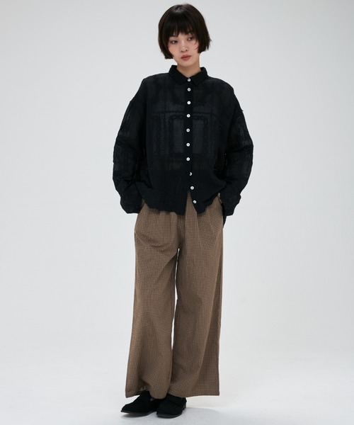 full/fill. ブラウス シャツ natural embroidery shirt / ナチュラル