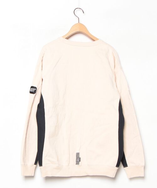 「CHARI&CO」 ワンポイントスウェットカットソー M ベージュ メンズ_画像2