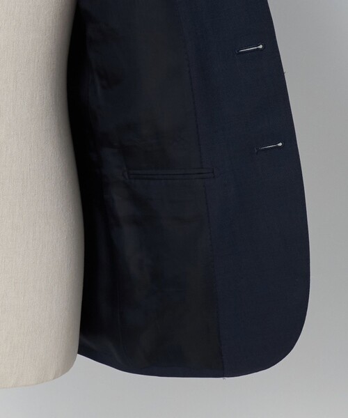 極美品　ユナイテッドアローズ　ビジネス　スーツ　セットアップ　チェック　XL 紺 UNITED ARROWS（ユナイテッドアローズ）の「UA ファンシーチェック 2B
