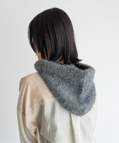 「hwyl」 ニットキャップ FREE チャコールグレー レディース_画像9