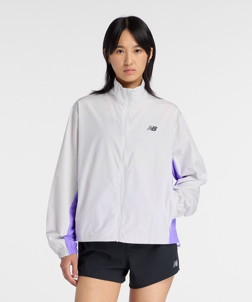 ニューバランス　ナイロンジャケット　レディース New Balance（ニューバランス） ブルゾン アウター タスランナイロン