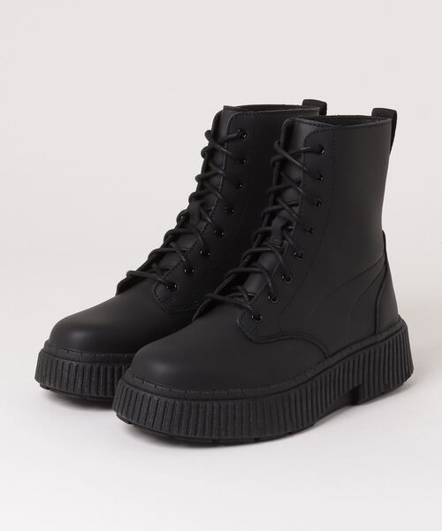 「PUMA」 ショートブーツ 24.0cm ブラック×ブラック レディース_画像8