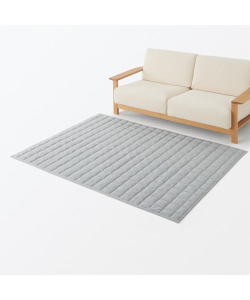 ラグ ラグマット ひんやり綿　キルティングラグ　１４０×１９５ｃｍ | 無印良品