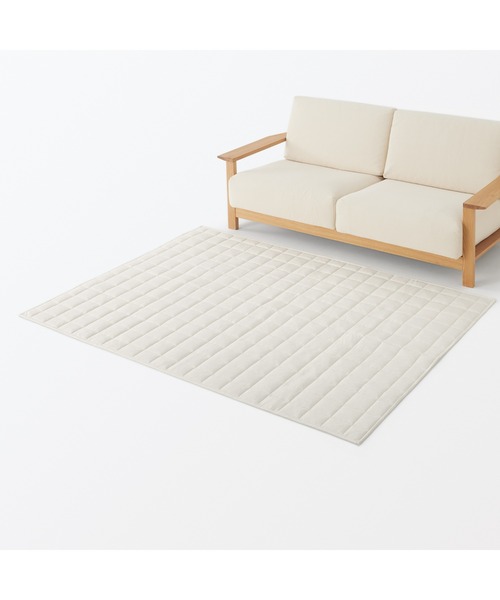 ラグ ラグマット ひんやり綿　キルティングラグ　１４０×１９５ｃｍ | 無印良品 | 01