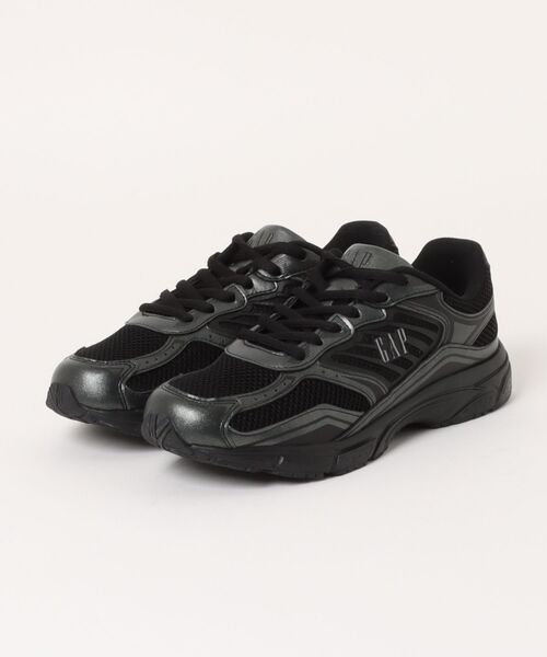 【美品】 y2kトレーニングシューズ 27.5㎝　スニーカー 黒 GAP（ギャップ） スニーカー 「GAP」Y2K 厚底スニーカー レディース