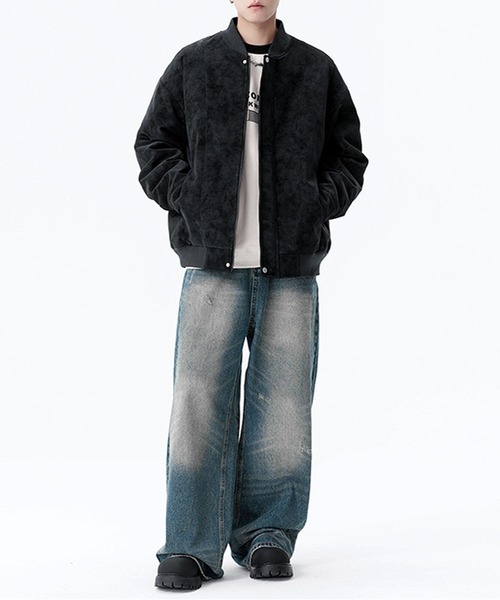 「JOHNNY WOLF」 ブルゾン M ブラック メンズ_画像5