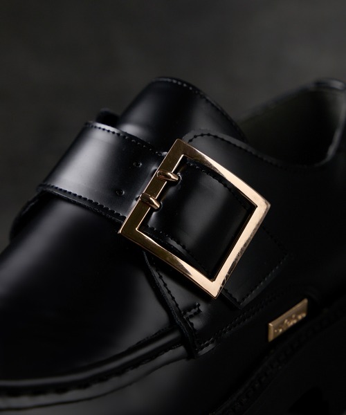 【極美品】ADRER アドラー メタルバックル ローファー L 27.5〜28㎝ ADRER（アドラー） ローファー L ブラック メンズ : ZOZOTOWN Yahoo!店