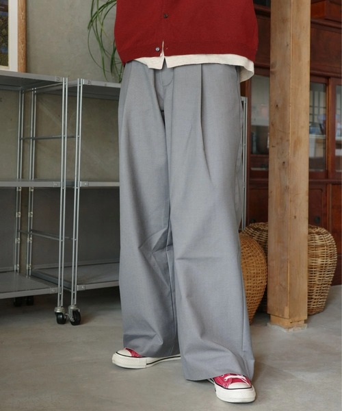 skoool（スクール） スラックス タックワイドスラックス／ワイド