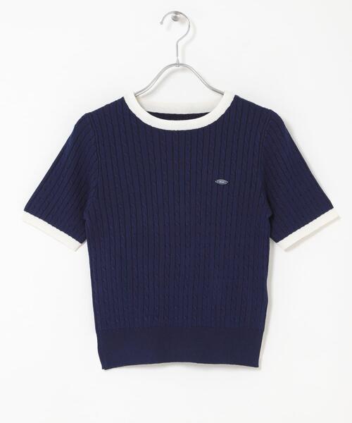 サカイ バイカラーケーブルニット セーター 長袖 1 オフホワイト グリーン 楽天市場】sacai(サカイ)（ニット・セーター｜トップス）：レディース
