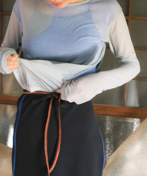 PAMM（パム） tシャツ MABLE PAMM see-through tops レディース
