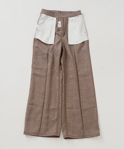 【新品未使用・タグ付】Wrangler/ラングラーSLOBE別注ワイドランチャー Wrangler（ラングラー） スラックス パンツ SLOBE別注 ワイド