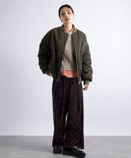 「SETUP7」 イージーパンツ FREE ブラウン レディース_画像9