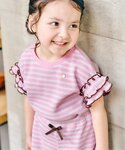 tシャツ 「新色追加」ワッフルフリル半袖Tシャ...の詳細画像5
