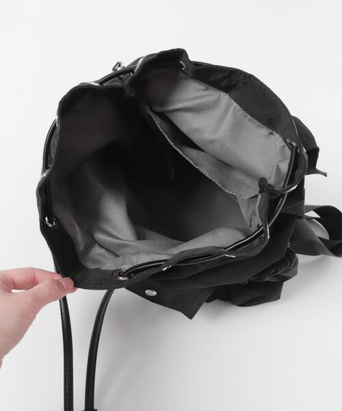 DEAL DESIGN ナイロン リュック バックパック マルチポケット 黒 SENSE OF PLACE by URBAN RESEARCH デイバック リュック 撥水マルチ