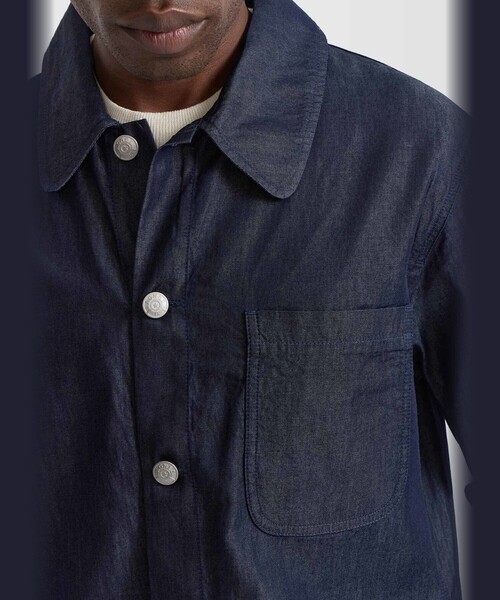 ブレーメン　フランス製　アニエスベーオム　総柄　パイルジャケット　ドット柄 orSlow（オアスロウ） 01-6105-D61S Organic Cotton Flannel Check