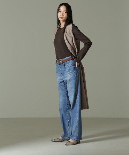「Healthy denim」 デニムパンツ 24 ブルー レディース_画像2
