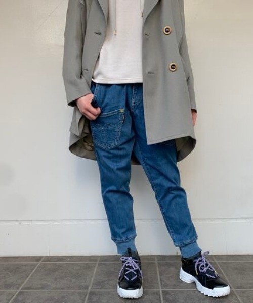 mercibeaucoupメルシーボークー　サルエルデニムパンツ mercibeaucoup - メルシーボークー mercibeaucoup, デニムパンツ