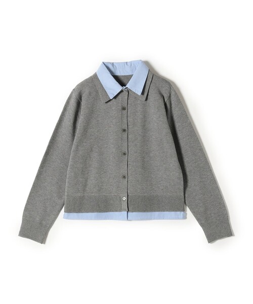 「SHIPS Colors」 カーディガン ONE SIZE ネイビー レディース_画像3