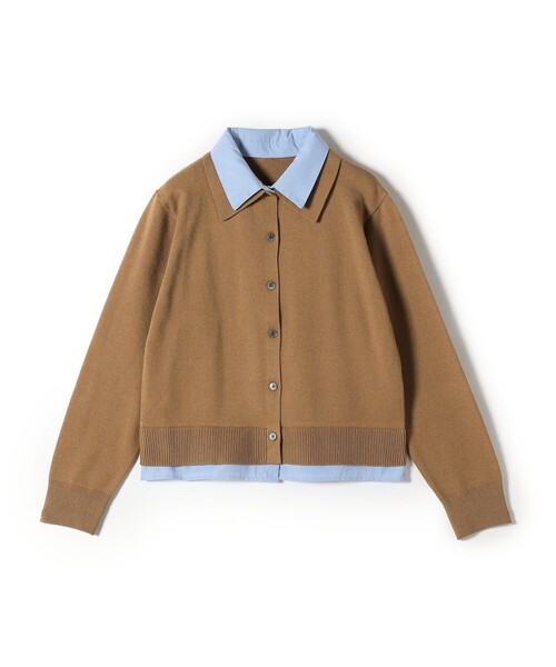 「SHIPS Colors」 カーディガン ONE SIZE ネイビー レディース_画像5