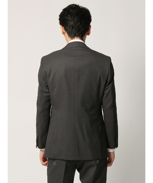 SUIT SQUARE」 3ピーススーツ - チャコールグレー メンズ : ZOZOTOWN
