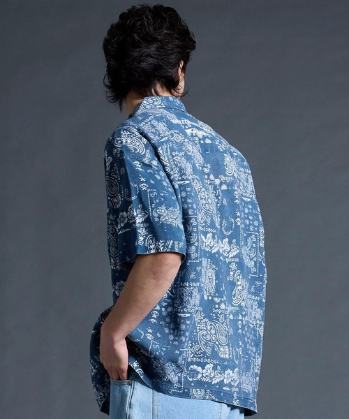 Quiksilver（クイックシルバー） シャツ 半袖 半袖 シャツ ペイズリー