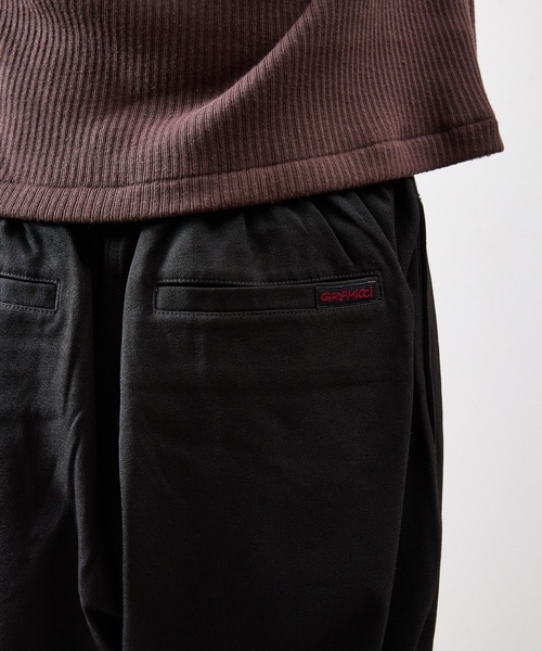 「And A」 スラックス MEDIUM チャコールグレー メンズの画像