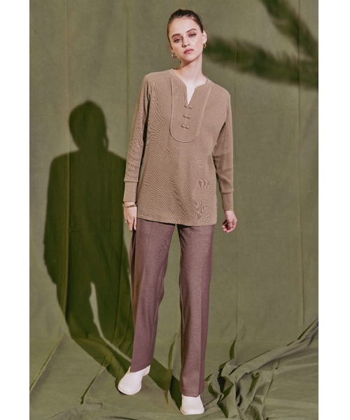 「ALEXIA STAM」 長袖カットソー FREE チャコールグレー レディース_画像6