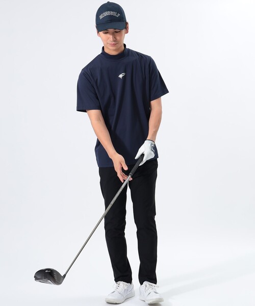 BEAMS GOLF ゴルフ メンズ 半袖シャツ BEAMS GOLF（ビームス ゴルフ） 半袖Tシャツ L ネイビー メンズ